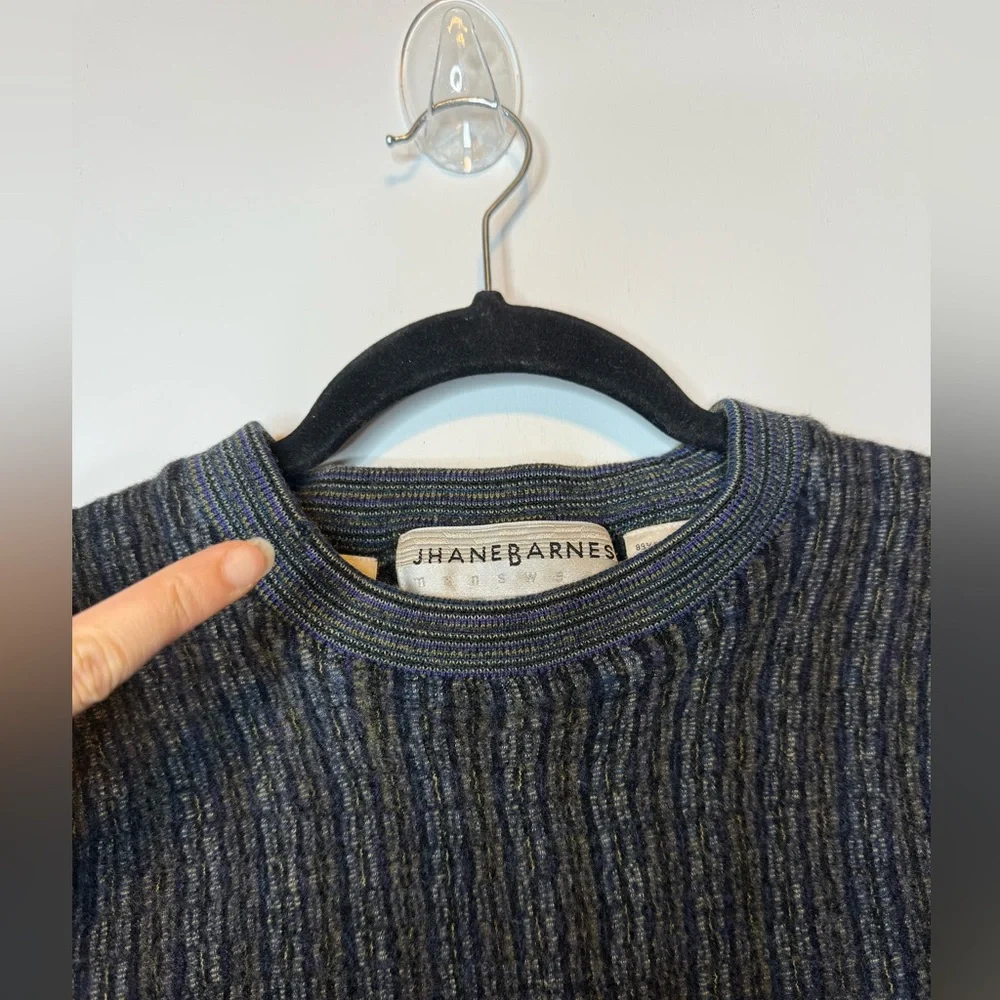 Jhane Barnes vintage pullover Wool Blend Sweater 90’s